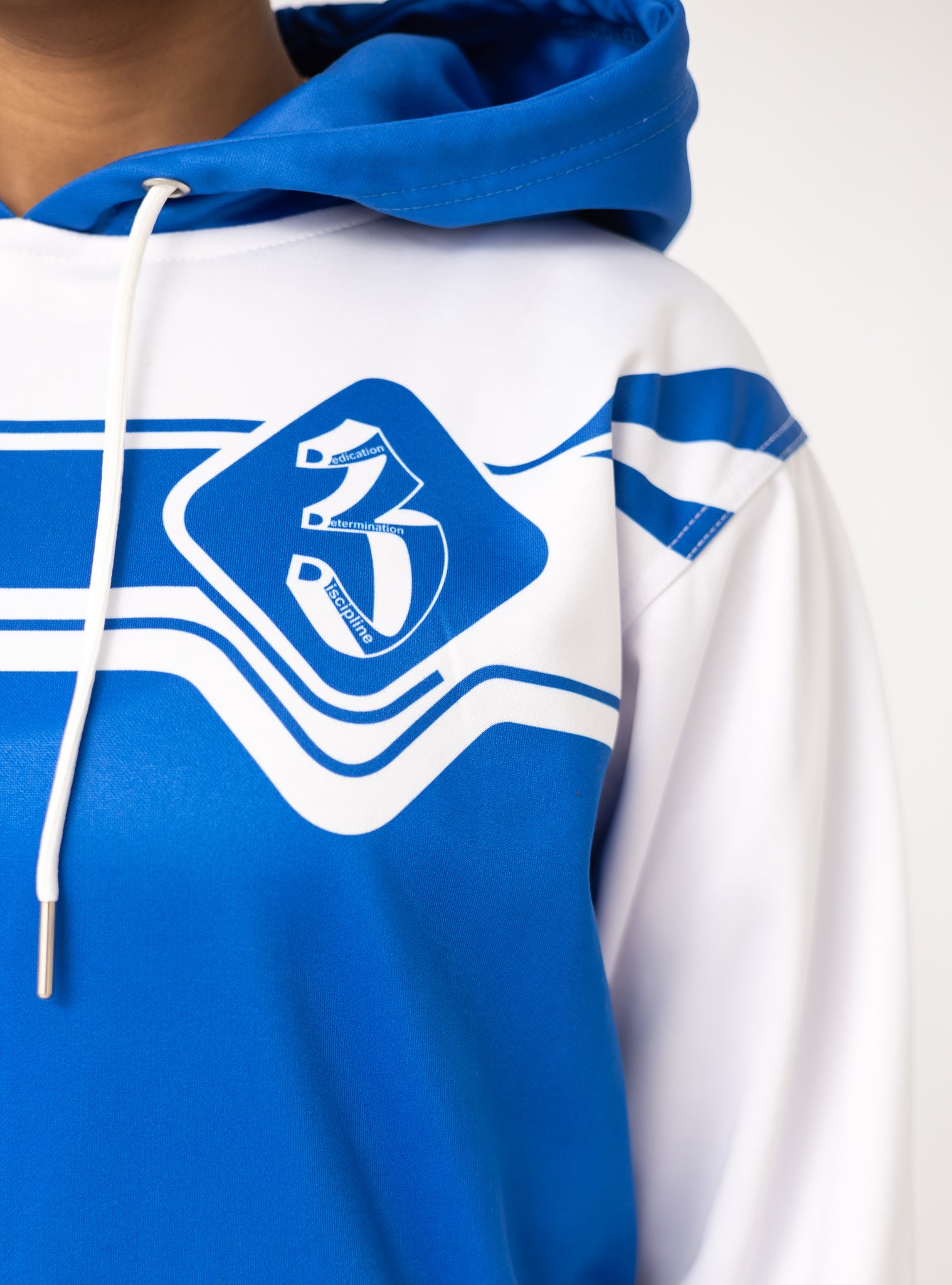 Blue& White Sublimation Tracksuit