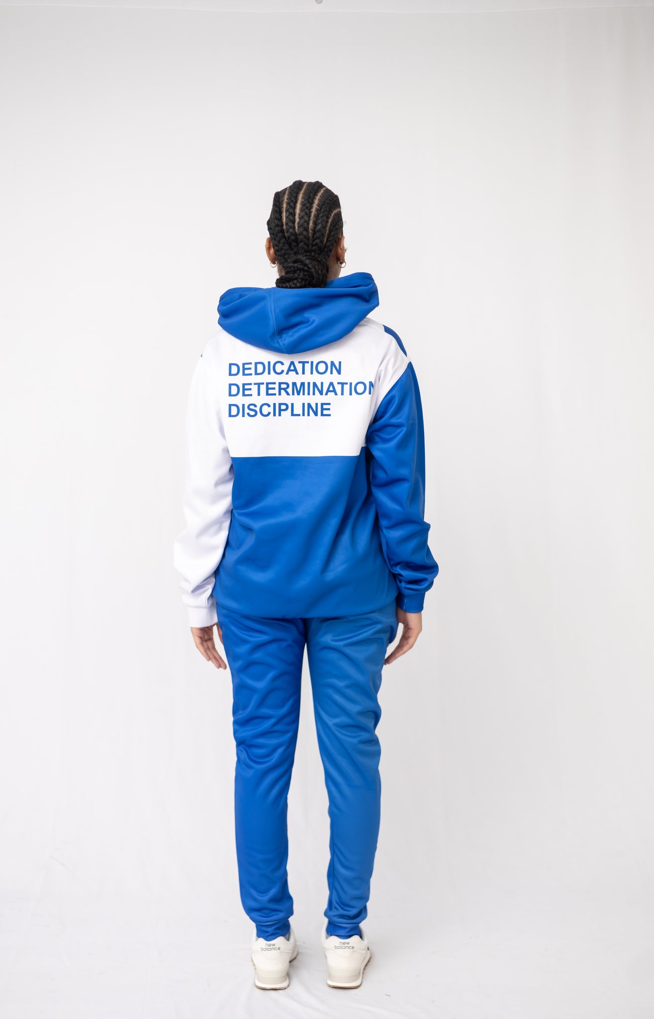 Blue& White Sublimation Tracksuit